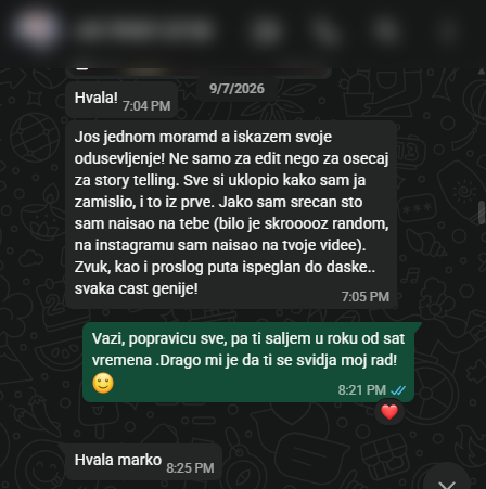 Utisak klijenta 7