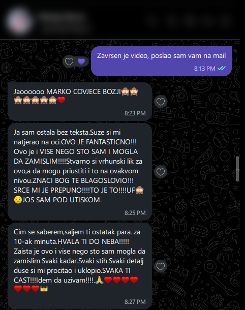 Utisak klijenta 8